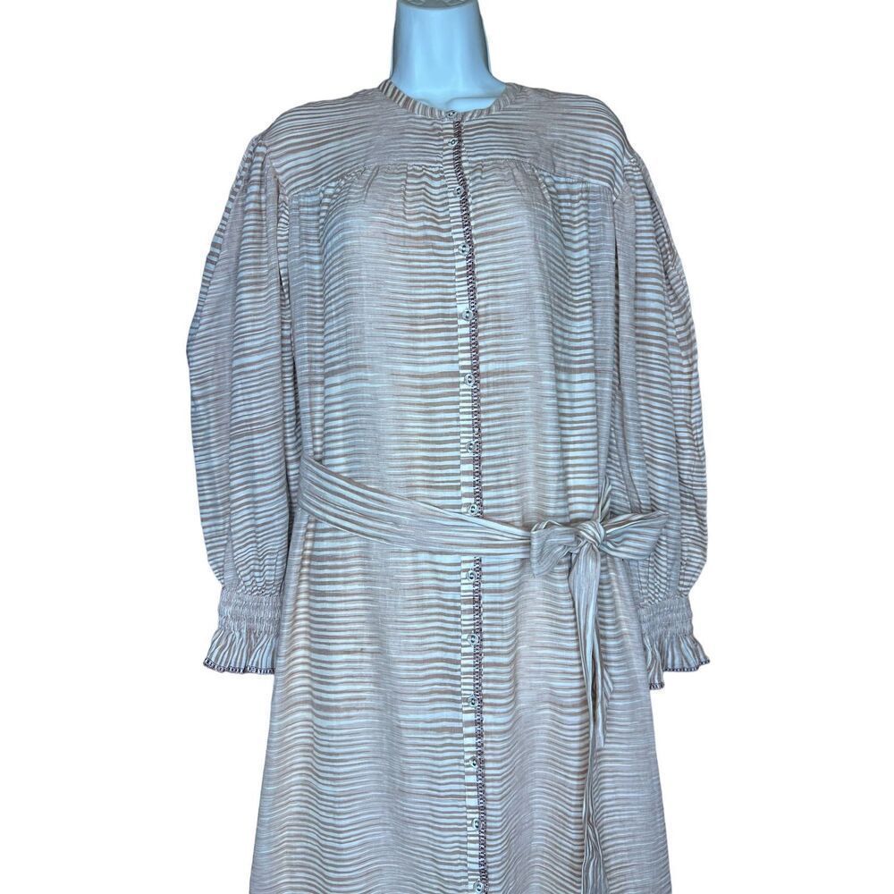 Ulla Johnson Fiora 100% Cotton Dress in Fawn NWT Size 6 - Picture 11 of 16